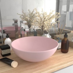 Sonata Керамична мивка за баня, матово розова, кръгла - Comparare produse