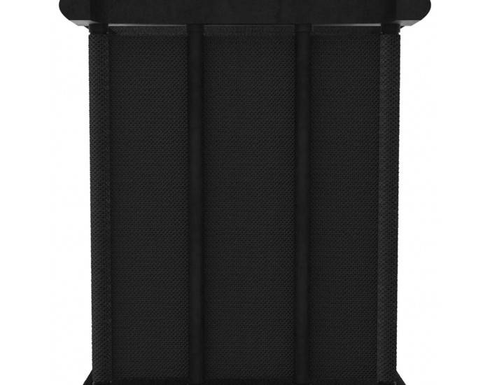 Sonata Рафт с 9 кубични отделения с кутии черен 103x30x107,5 см плат