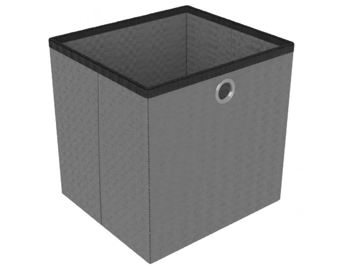 Sonata Рафт с 9 кубични отделения с кутии черен 103x30x107,5 см плат