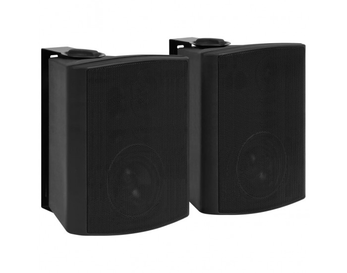 Sonata Стенни стерео говорители, 2 бр, черни, вътрешни/външни, 120 W
