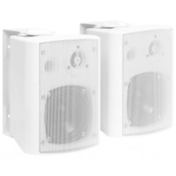 Sonata Стенни стерео говорители, 2 бр, бели, вътрешни/външни, 80 W - Artă și divertisment