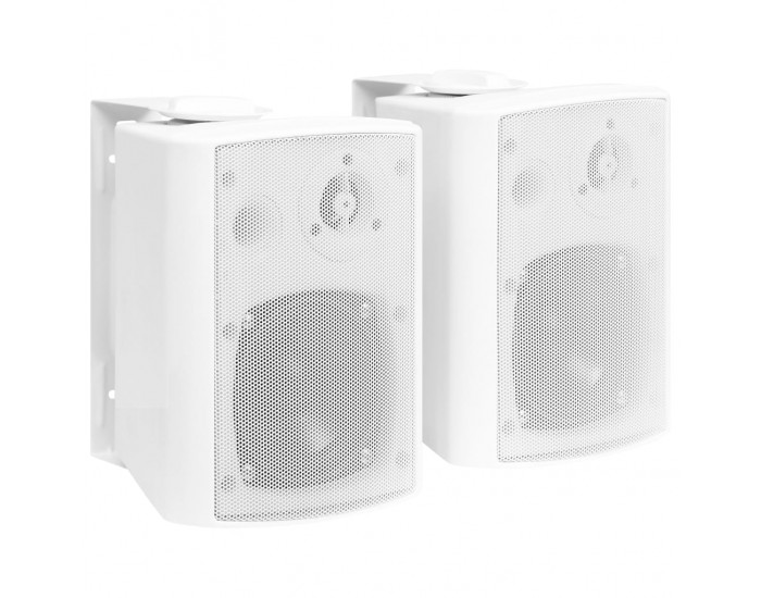 Sonata Стенни стерео говорители, 2 бр, бели, вътрешни/външни, 80 W