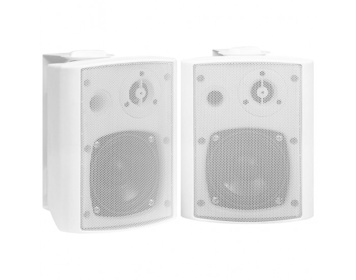 Sonata Стенни стерео говорители, 2 бр, бели, вътрешни/външни, 80 W