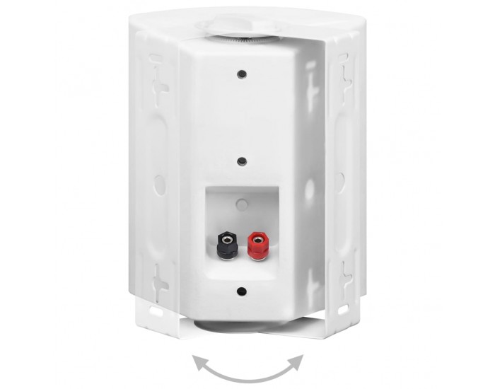 Sonata Стенни стерео говорители, 2 бр, бели, вътрешни/външни, 80 W