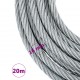 Sonata Стоманено въже за тирфор 3200 кг 20 м