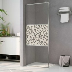 Sonata Стена за душ, ESG стъкло с дизайн на камъни, 115x195 см - Produse pentru baie și WC