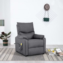 Sonata Масажен реклайнер, тъмносив, текстил - Mobilier cu mecanism de relaxare