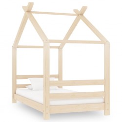 Sonata Рамка за детско легло, борово дърво масив, 70x140 см - Paturi pentru copii