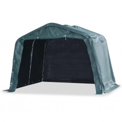 Sonata Мобилен навес за животни PVC 550 г/м² 3,3x3,2 м тъмнозелен - Animale de companie