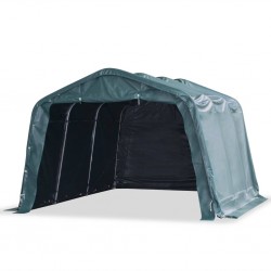 Sonata Мобилен навес за животни PVC 550 г/м² 3,3x4,8 м тъмнозелен - Animale de companie