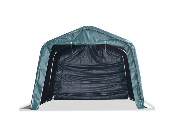 Sonata Мобилен навес за животни PVC 550 г/м² 3,3x4,8 м тъмнозелен