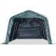 Sonata Мобилен навес за животни PVC 550 г/м² 3,3x6,4 м тъмнозелен