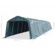 Sonata Мобилен навес за животни PVC 550 г/м² 3,3x16 м тъмнозелен