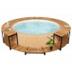 Sonata Спа съраунд, 273x53 см, акациево дърво масив