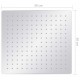 Sonata Rainshower душ пита, инокс 304, 30x30 cм, квадратна