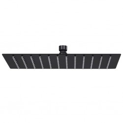 Sonata Rainshower душ пита, инокс, 30x20 cм, правоъгълна, черна - Produse pentru baie și WC