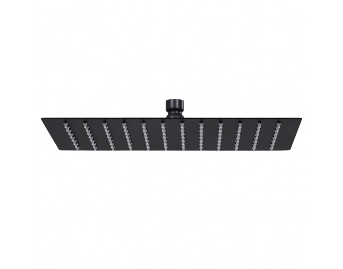 Sonata Rainshower душ пита, инокс, 30x20 cм, правоъгълна, черна