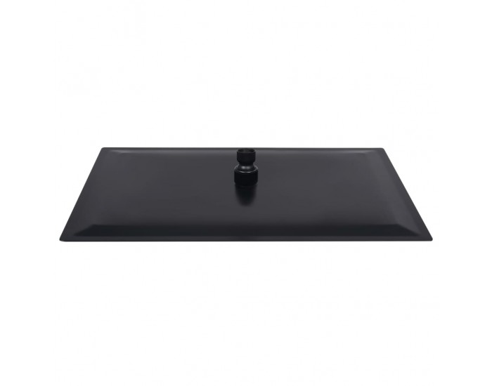 Sonata Rainshower душ пита, инокс, 40x30 cм, правоъгълна, черна
