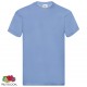 Fruit of the Loom Оригинални тениски, 5 бр, светлосини, М, памук