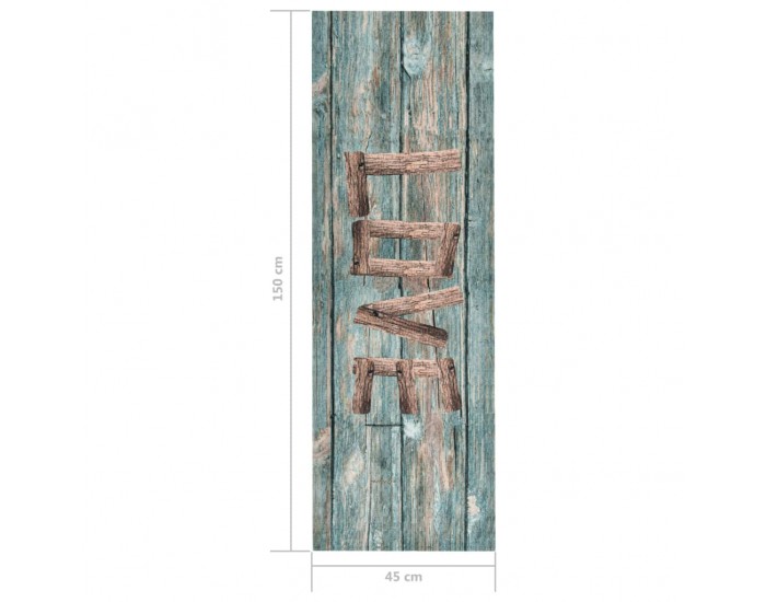 Sonata Кухненско килимче, перимо, надпис Love, 45x150 см