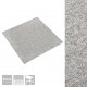 Sonata Килимни плочки за под, 20 бр, 5 м², 50x50 см, светлосиви