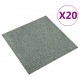 Sonata Килимни плочки за под, 20 бр, 5 м², 50x50 см, зелени