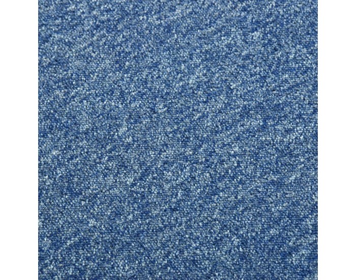 Sonata Килимни плочки за под, 20 бр, 5 м², 50x50 см, сини