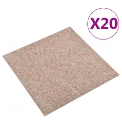 Sonata Килимни плочки за под, 20 бр, 5 м², 50x50 см, бежови - Covoare și pardoseli