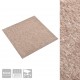 Sonata Килимни плочки за под, 20 бр, 5 м², 50x50 см, бежови