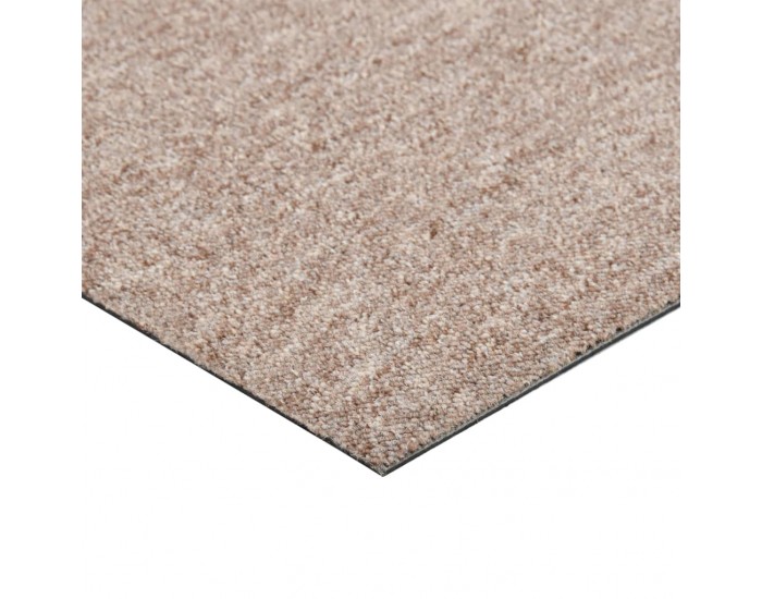 Sonata Килимни плочки за под, 20 бр, 5 м², 50x50 см, бежови