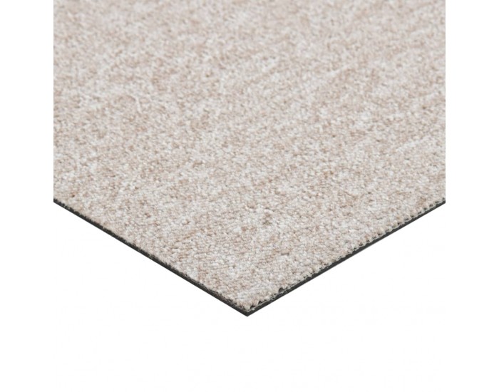 Sonata Килимни плочки за под, 20 бр, 5 м², 50x50 см, светлобежови