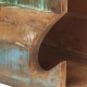 Sonata Стенна стойка за велосипед 35x25x25 см регенерирано дърво масив
