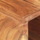 Sonata Стенна стойка за велосипед, 35x25x25 см, акациево дърво масив