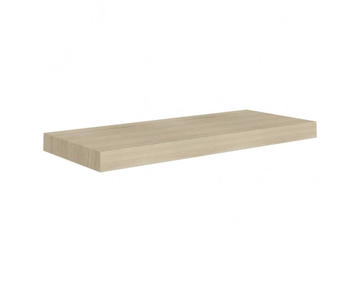 Sonata Окачени стенни рафтове, 4 бр, дъб, 60x23,5x3,8 см, МДФ