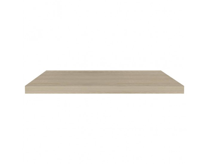 Sonata Окачени стенни рафтове, 4 бр, дъб, 80x23,5x3,8 см, МДФ
