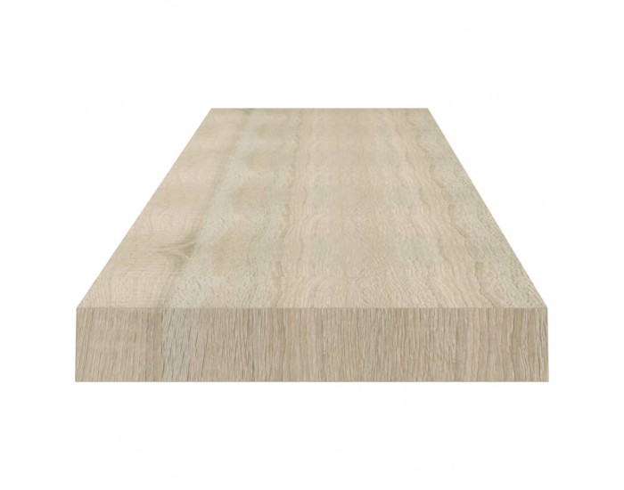 Sonata Окачени стенни рафтове, 4 бр, дъб, 120x23,5x3,8 см, МДФ