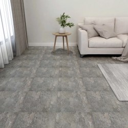 Sonata Самозалепващи подови дъски, 55 бр, PVC, 5,11 м², сиви - Materiale pentru decorațiuni