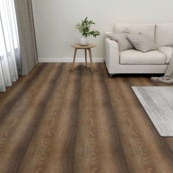 Sonata Самозалепващи подови дъски, 55 бр, PVC, 5,11 м², кафяви - Materiale pentru decorațiuni