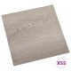 Sonata Самозалепващи подови дъски, 55 бр, PVC, 5,11 м², таупе