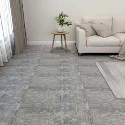 Sonata Самозалепващи подови дъски, 55 бр, PVC, 5,11 м², бетонно сиви - Materiale pentru decorațiuni