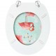 Sonata WC тоалетни седалки с капак, 2 бр, МДФ, дизайн фламинго