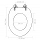 Sonata WC тоалетни седалки с капак, 2 бр, МДФ, дизайн фламинго