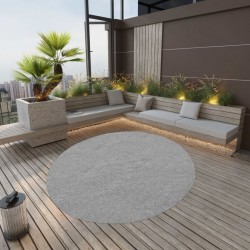 Sonata Изкуствена трева с шипове, диаметър 170 см, сива, кръгла - Construcții de exterior