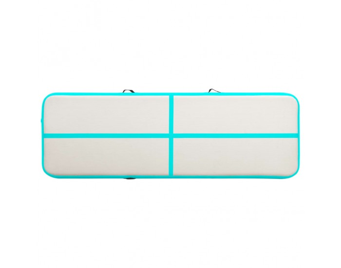 Sonata Надуваем дюшек за гимнастика с помпа, 300x100x15 см, PVC, зелен