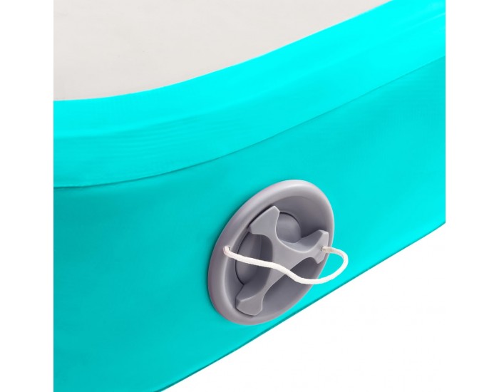 Sonata Надуваем дюшек за гимнастика с помпа, 300x100x15 см, PVC, зелен