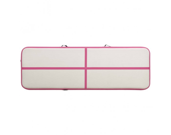 Sonata Надуваем дюшек за гимнастика с помпа, 400x100x15 см, PVC, розов