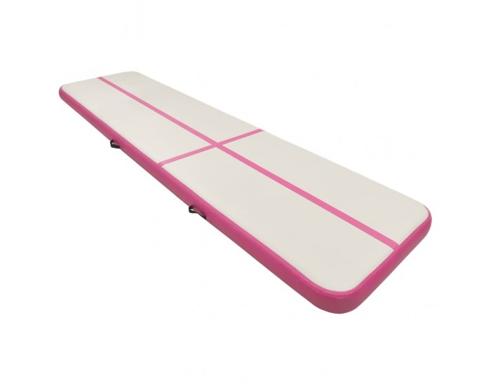 Sonata Надуваем дюшек за гимнастика с помпа, 700x100x20 см, PVC, розов