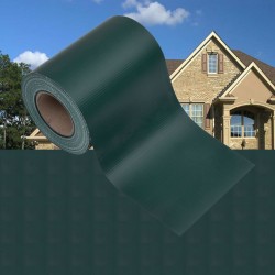 Sonata Ленти за покриване на огради 4 бр PVC 35x0,19 м зелен мат - Garduri