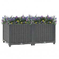 Sonata Повдигната леха, 80x40x38 см, полипропилен - Construcții de exterior