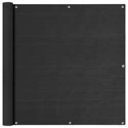 Sonata Балконски параван, антрацит, 120x600 см, HDPE - Garduri